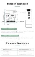 Interruptor Inteligente De Cortina WiFi Tuya Para Rollos Cortinas Y Ventanas Control Remoto 433 Compatibilidad Con Google Home Alexa - details 15