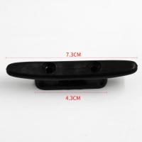 Cleat De Náutica En Nylon Pesado Para Barco O Muelle Base Abierta De 3 Pulgadas Cleat De Anclaje Negro Material De Nylon - details 5