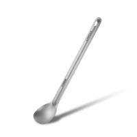 Lixada Cuchara De Titanio 15g Con Mano Larga Para Camping Y Picnics Utensilio De Acampar Portátil Ultraligero Para Comida - details 8