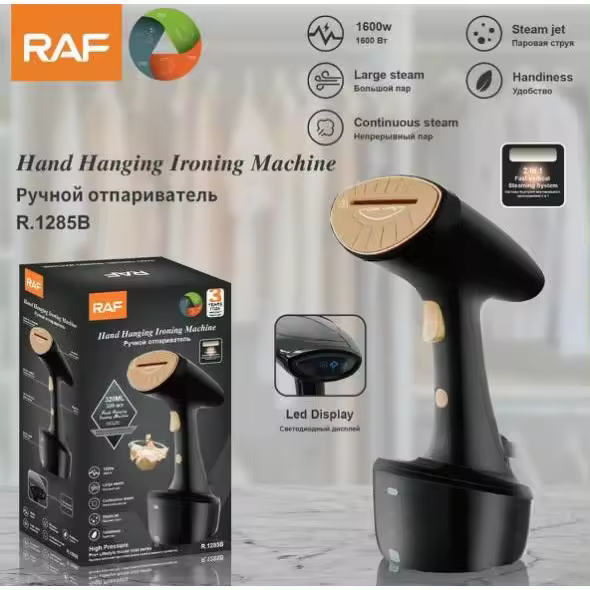 Plancha de vapor portátil de mano para uso doméstico, de estándar europeo, pequeña máquina de planchado vertical de viaje, 1600 W - 1