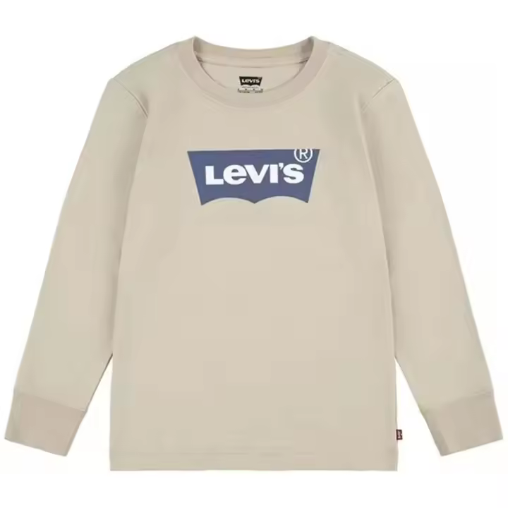 Camiseta Levis Lvb L/S Batwing Infantil Tan - 1