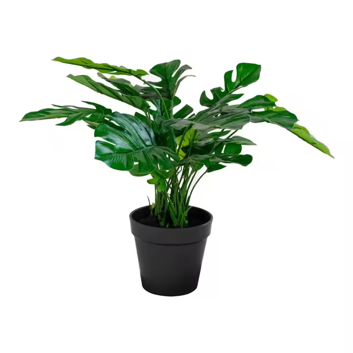 Planta Artificial Monstera, Polietileno, Verde, 40x40x45 cm - 1