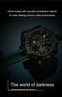 Reloj Mécanico De Lujo MEGIR Para Hombres Con Pantalla De 43mm Acero Inoxidable Impermeable Luminoso Resistente Al Choque Movimiento Automático - details 3
