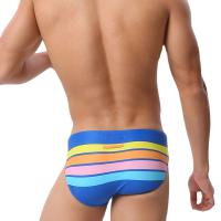Bragas Sexys De Natación Estampadas Tiras Apretadas Traje De Baño Para Hombre Moda Verano Playa Deporte Ropa Interior Hombre - details 12