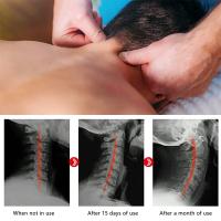 Dispositivo De Tracción Cervical Masajeador De Cuello Para Vertebra Cervical Estirador De Hombros Punto Trigémino Masajeador De Acupuntura De Cuello - details 20