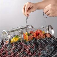Juego De Asado Al Aire Libre En Acero Inoxidable Set De Barbacoa Portátil Con Relleno Redondo Para Camping Accesorio De Cocina Multifuncional - details 5