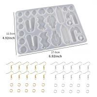 Set De Múltiples Múltiples De Molde De Resina Epoxy Para DIY Pendientes De Joyería Con Colgantes De Silicona Geométrica Herramientas De Arte - details 5