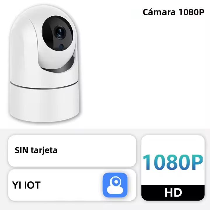 Monitor De Bebé WiFi 5G Cámara De Seguridad HD 1080P Con Seguimiento Automático Audio Bidireccional Mini Cámara Para Niños Doméstica Alexa - 1