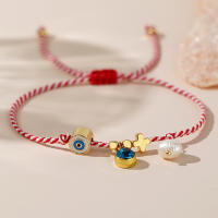 Pulsera Go2boho De Perlas De Agua Dulce Con Ojos Maléficos Cuadrados Y Cilindros Para Mujer Y Hombre Pulsera Clásica De Cadena Unisex - details 1