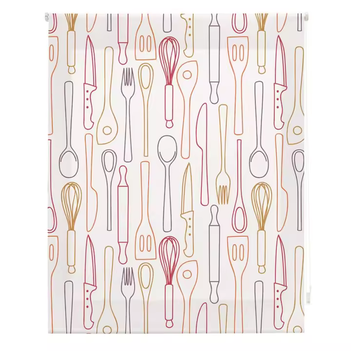 HAPPYSTOR  Estor Enrollable Traslúcido Estampado Digital Cocina HSCC8478 - 1
