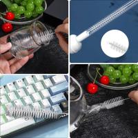 Limpieza De Botellas Y Tubos Con Cepillo De Acero Inoxidable Set De 10 Pinceles Suaves Para Vajilla Y Vidrio Herramienta De Cocina Ecológica Y Duradera - details 4