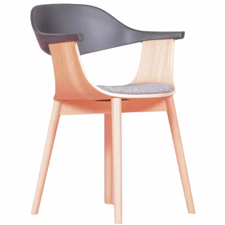 Nest Dream - Silla de diseño nórdico en madera de fresno - Hut - 1