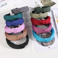 Nuevas Diademas Para Mujeres Y Niñas Enredadera De Cabello De Color Sólido Diadema Simplicidad Retro Accesorio De Cabello Para Maquillaje - details 8