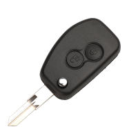 Carcasa De Llave De Coche Con Plegado Jingyuqin Modificada Para Renault Megane Dacia Modus Espace Duster Clio 2/3 Botones VAC102/NE72 Material ABS - details 2
