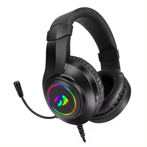 Redragon - HYLAS Auricular Gaming RGB 3.5mm Micrófono Negro - 1