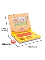 Consola De Juego Educativa Para Niños Infantil Laptop De Dibujos Animados Con Luz Y Música Simulación De Ratón Juguetes Iluminados Para Niños Regalos Aprendizaje Temprano - details 9