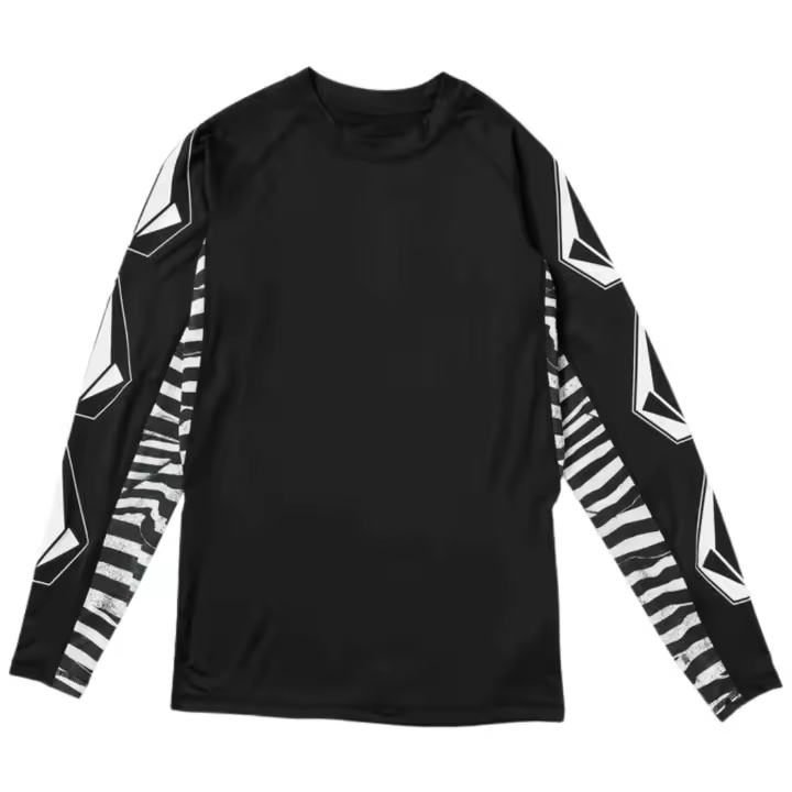 Camiseta de Manga Larga VOLCOM Surf Vitals para hombre en color negro - 1