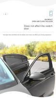 2pcs Cortina Plegable Para Ventana Lateral De Coche Protección UV Privacidad Y Protección Contra Mosquitos Telas De Malla De Poliéster 100% - details 5