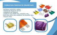 Banner - Fusible para vehiculo 20A 32V DC grande maxi amarillo