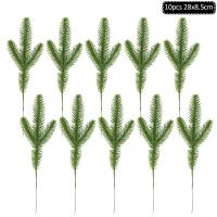 Planta Artificial De Pino Con Hojas Y Conos De 80cm 5 Ramas Colgante Para Decoración De Navidad Y Hogar Material Plástico - details 7