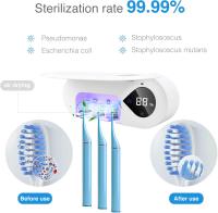 Desinfectante y soporte para Pinclosos de dientes con función de Seco Automático, soporte para Pinclosos de dientes Eléctrico UV montado en la comparación para baño, esterilizador - details 0