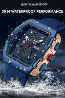 Reloj De Hombre RUIGE Multifuncional En Acero Inoxidable Auténtico Resistente Al Agua Con Brillo Nocturno Moda Trendy - details 8