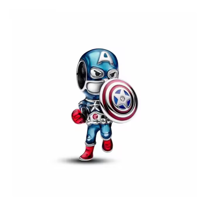 Charm Capitán América de Los Vengadores de Marvel Pandora - 793129C01 - 1