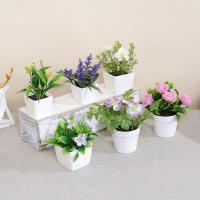 1SET De Plantas Simuladas En Maceta Para Decoración De Oficina Comercial Sala De Estar Estudio Courtyard Decoración Del Hogar Adecuado Para Mesas De Trabajo Y Espacios Comunes - details 2