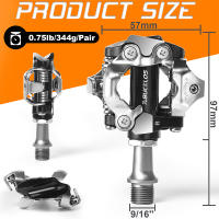Pedal De Bicicleta BUCKLOS MTB Auto-bloqueante Para Sistema SPD M8100 M9100 Con Clipless Y Cleat Material De Aluminio Para Mountain Bikes - details 3