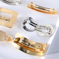 Pinza Para El Cabello De Metal Para Mujeres Geométrica Vintage En Oro Y Plata Accesorios Para El Cabello Soporte Para Cola De Caballo Para Niñas - details 2