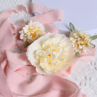 Flores Artificiales De Seda Multicolor Para Decoración De Hogar Boda DIY Accesorio De Guirnalda Y Bouquet Flores Rojas Fake - details 4