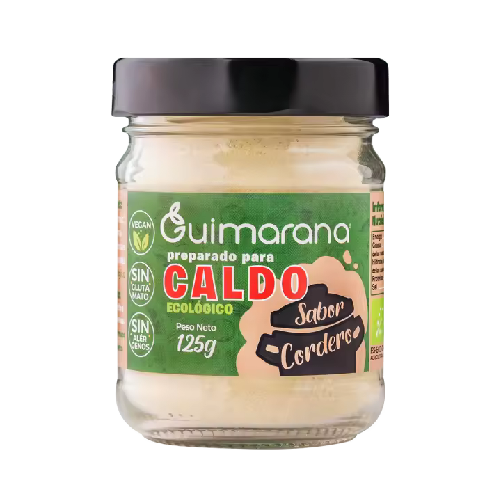 Guimarana Dream Food - Preparado Vegano para Caldo Sabor Cordero Ecológico y Sin Alérgenos - 1