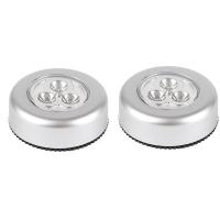 2Pcs Luz Nocturna LED Inalámbrica Con Pilas Incluidas Luz De Emergencia Al Presionar La Mano Para Cama Pequeña Y Lectura - details 9