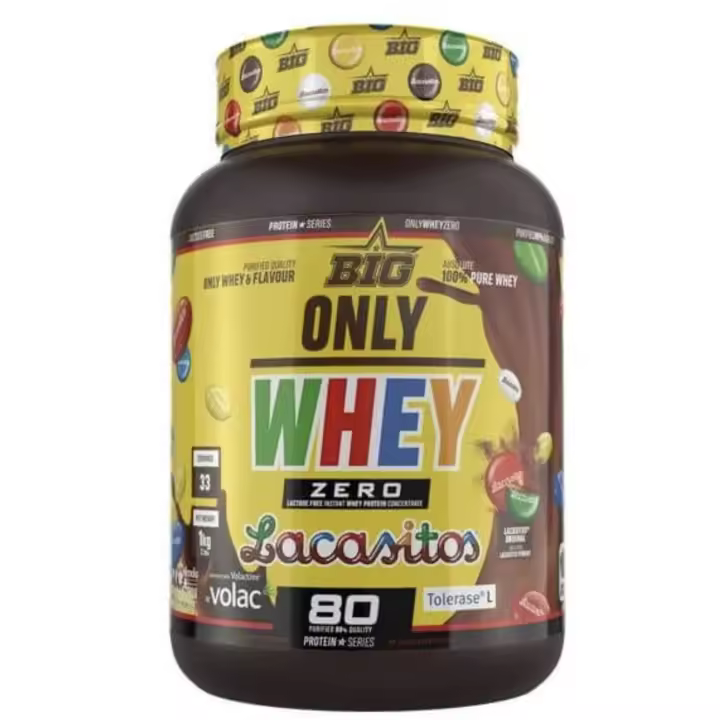 BIG Only Whey Zero 1kg  proteina de suero de leche - 33tomasde30g - 1