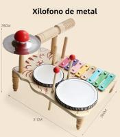 Set De Batería De Madera Para Bebés Juguete Musical Montessori Instrumentos De Percusión Para Niños De 3 a 6 Años - details 9