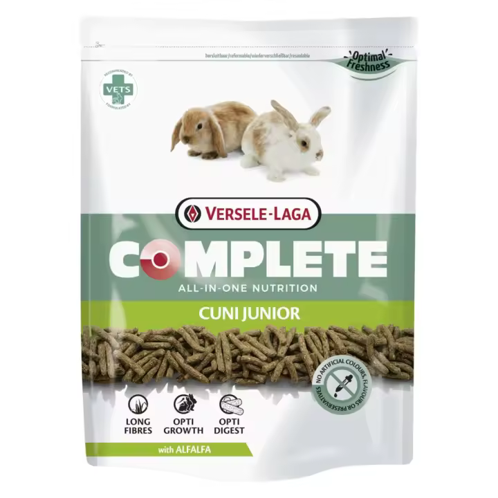 Versele laga Cuni Junior, Comida para Conejos jóvenes, 6-8 meses de edad, 500gr, 1.75kg - 1