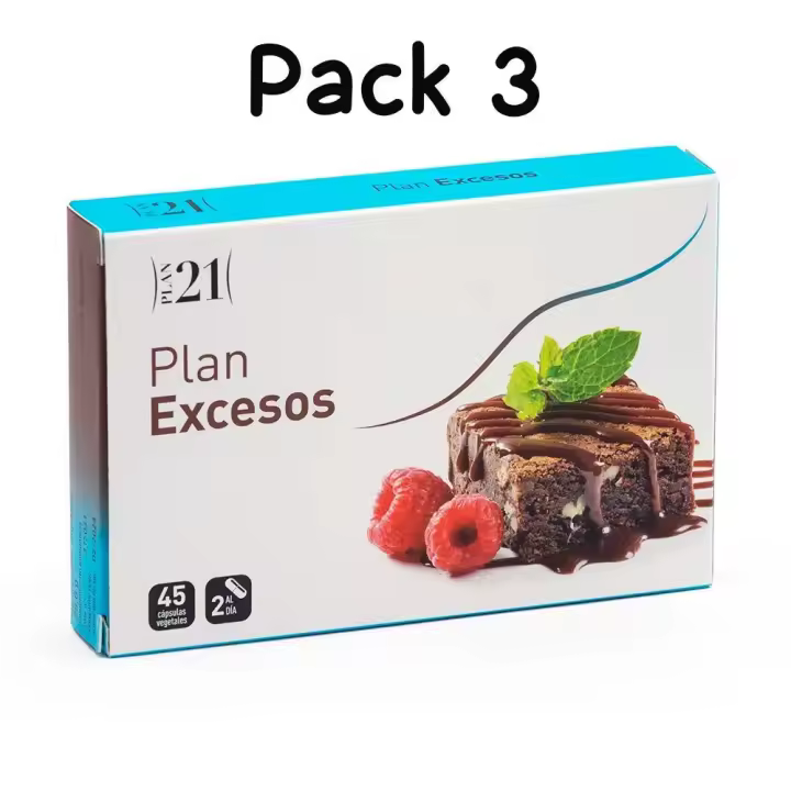 Plan excesos 45 cásulas de plameca . Pack 3 la unidad sale a 13.33 - 1