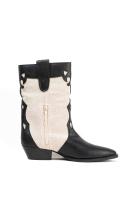 Paloma Wang Botas cowboy mujer combinadas con tacón bajo - details 0