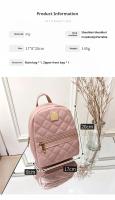 Mochila Para Mujeres De Cuero PU Multifuncional Bandolera De Lujo Bolsa De Teléfono Bolsa De Hombro Estilo Moda - details 4