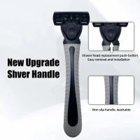 Afeitadora Manual De Acero Inoxidable Clásica Doble Corte 6 Capas Para Barba Y Bigote Antiguo Seguro Para Hombres - details 6
