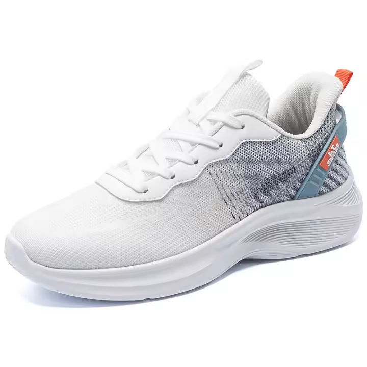 MOV Zapatos de otoño nuevos, ligeros, de suela blanda, transpirables, de malla voladora, de tacón bajo, de moda, casuales, de malla, zapatos deportivos para correr, zapatos para hombres - 1