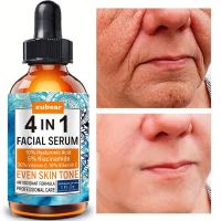 Suero facial con vitamina C, Suero facial con ácido hidrófugo, Suero facial antienvejecimiento con niacinamida, vitamina C y E, Suero hhydratant facial, 1 onza líquida, 30 ml - details 0
