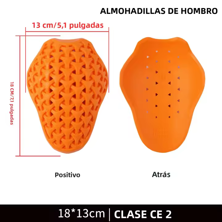 Protector De Espalda Para Motocicleta WOSAWE Capa De Armadura CE Certificada Alta Elasticidad Almohadilla Protectora De Columna Lumbar Para Ciclistas - 1