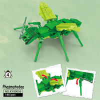 Juguetes De Bloques De Construcción Anti-Mosquitos Para Niños Coleccionables Duraderos Orchid Mantis Redviidae Y Más Bloques De Plástico ABS Tamaño Pequeño Compatible Con Lego - details 4