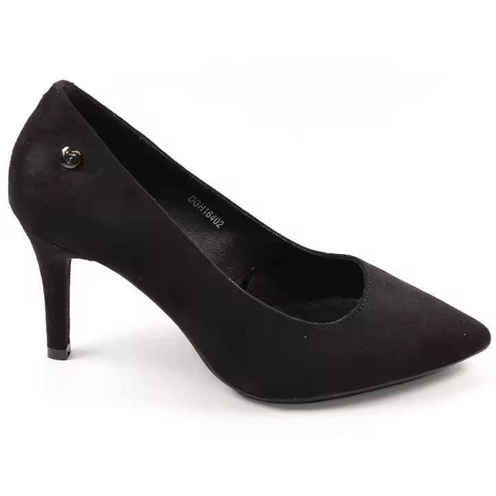 16402 D'Angela Zapato Salón Textil Planta Piel Tacón 8cm Mujer - 1