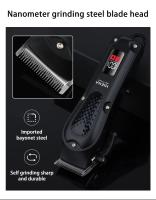 Cortador De Pelo Eléctrico Hiena HYN-212 Recargable Sin Cable Para Hombres Potente Con Ajuste De Longitud Y Recarga Rápida Trimmer De Barba Herramienta De Peluquería - details 4