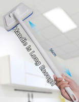 Cepillo De Limpieza Multifuncional Para El Baño Con Mango Largo Y Cabeza Trapezoidal Reemplazable Cepillo De Piso De Desinfección Eco-amigable Para El Hogar - details 1