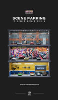 Modelo De Estacionamiento Clásico Bburago 1/64 Vehículo De Aleación De Latón Juguete De Escena Miniatura Con Marco De Exhibición Para Coleccionistas - details 6