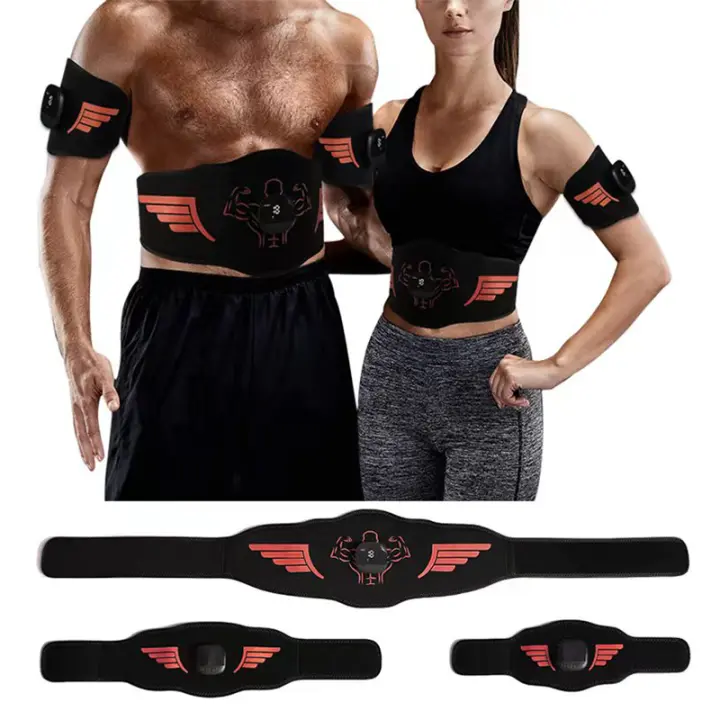 Almohadilla De Estimulación Muscular De Actualización Para Abdomen Y Piernas Equipo De Gimnasio En Casa Para Perder Peso Y Quemar Grasa Material De Alta Calidad Con 10 Modos Y 30 Niveles De Intensidad USB Cargable - 1