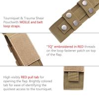 Bolsa De Almacenamiento De Torniquete De Nylon Para Emergencias EMT Bolsa Pequeña Para Cinturón EDC Hoja De Acero Inoxidable Para Cirugía De Emergencia Y Herramientas De Rescate - details 10